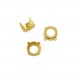 DZ 3001 round shape metal claw open Settings with 4 holes